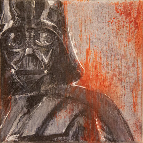 Dart Vader by Lorenzo Sperzaga, Painting for Sale on Singulart