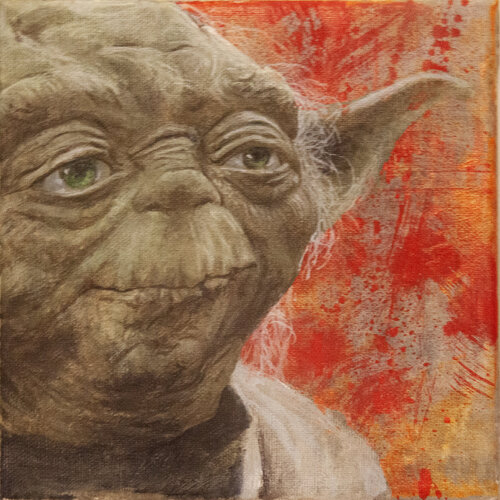Yoda von Lorenzo Sperzaga, Malerei kaufen auf Singulart