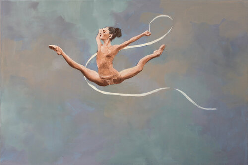 Leggerezza - Lightness van Lorenzo Sperzaga, Schilderij te koop op Singulart