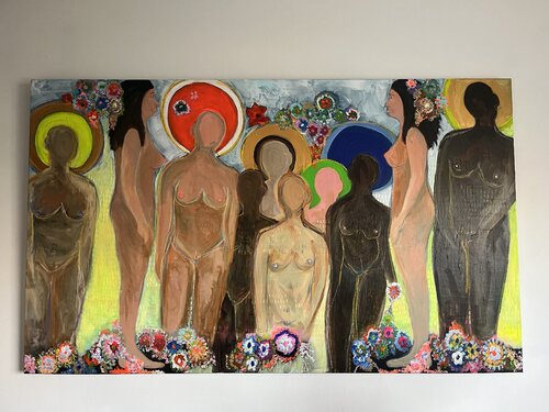 My Tribe by Nathalie Van Barneveld, Painting for Sale on Singulart
