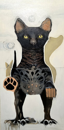 Rat Catcher #3 (Panthea) von Brenda Barnum, Malerei kaufen auf Singulart