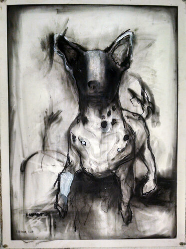 dog #5 di Brenda Barnum, Disegno in vendita su Singulart