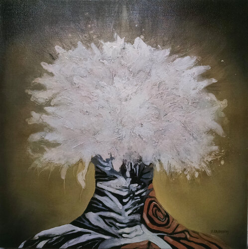 Chicago Flower #4 von Brenda Barnum, Malerei kaufen auf Singulart