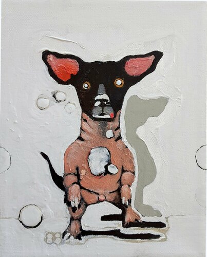 Elote/ Lucha Libra von Brenda Barnum, Malerei kaufen auf Singulart