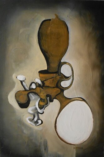 Nut Head van Brenda Barnum, Schilderij te koop op Singulart