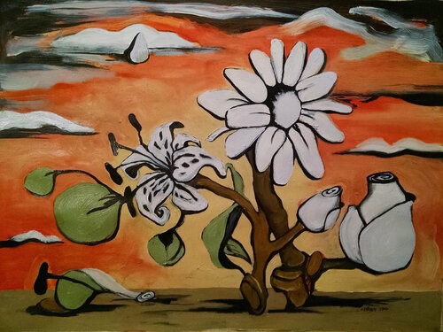 time change by Brenda Barnum, 종이 for Sale on Singulart
