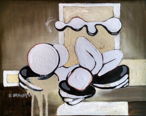 Marshmallow Blonde #6 by Brenda Barnum, Painting for Sale on Singulart