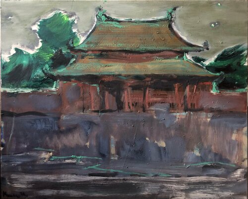 Heaven of the East by Maksym Malylo, Painting for Sale on Singulart