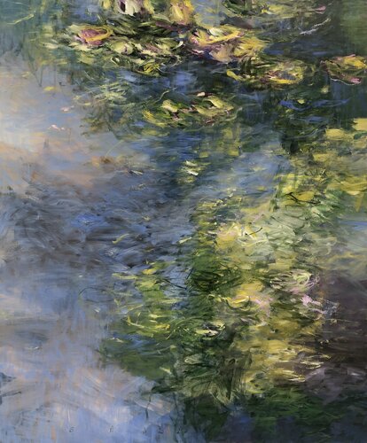 Monet Rivavel IV van Bjørnar Aaslund, Schilderij te koop op Singulart