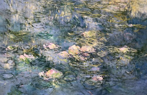 Monet Revival V van Bjørnar Aaslund, Schilderij te koop op Singulart