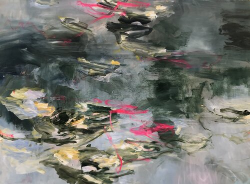 Tree Falls, Bird Flies II van Bjørnar Aaslund, Schilderij te koop op Singulart