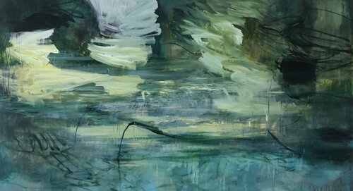 The Pond XVII van Bjørnar Aaslund, Schilderij te koop op Singulart