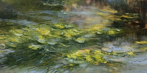 The Pond XI van Bjørnar Aaslund, Schilderij te koop op Singulart