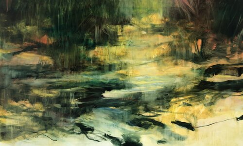 The Pond XXI van Bjørnar Aaslund, Schilderij te koop op Singulart