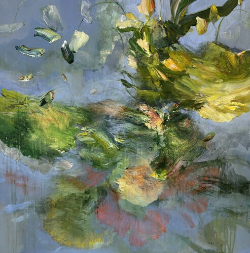 Motus II van Bjørnar Aaslund, Schilderij te koop op Singulart