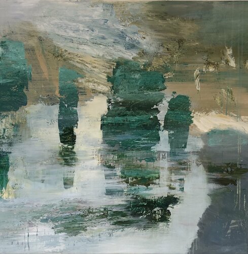 The Flood van Bjørnar Aaslund, Schilderij te koop op Singulart