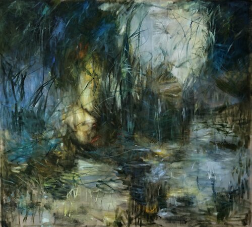 The Bonfire van Bjørnar Aaslund, Schilderij te koop op Singulart