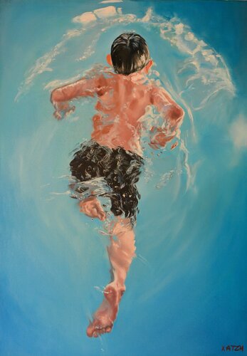 Pulsion di Katerina Hatzi, Pittura in vendita su Singulart