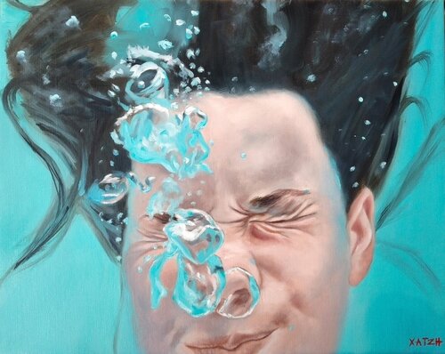 Adolescence van Katerina Hatzi, Schilderij te koop op Singulart