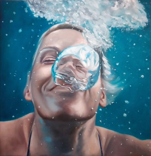 Nirvana² van Katerina Hatzi, Schilderij te koop op Singulart