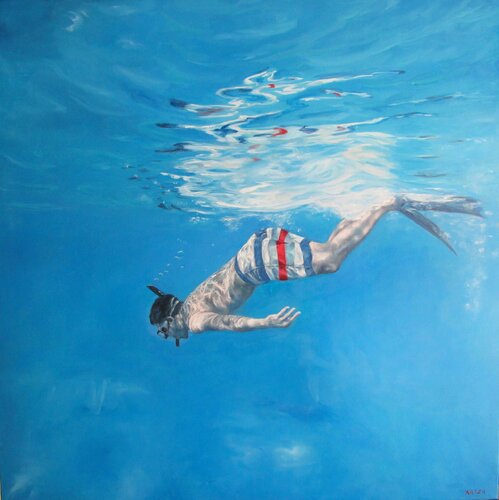 Summer Traveler de Katerina Hatzi, Pintura a la venta en Singulart