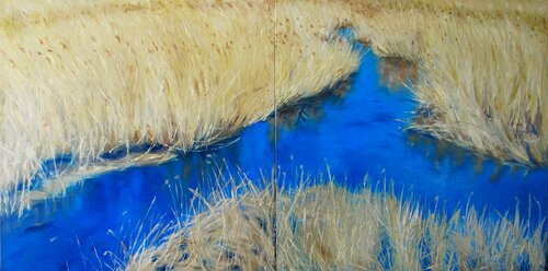 Bleu Majorelle de Katerina Hatzi, Pintura a la venta en Singulart