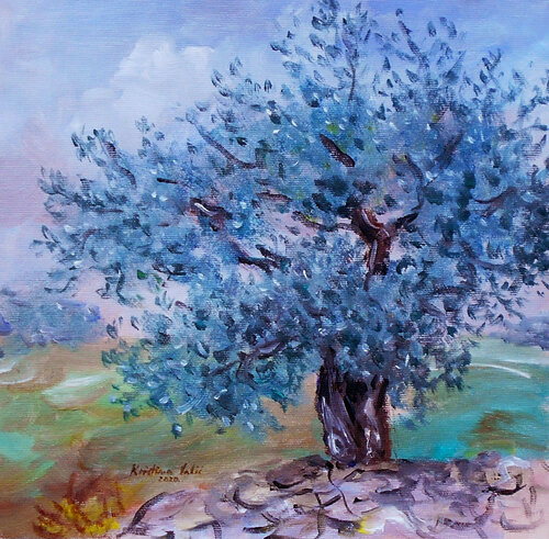Olive tree by Kristina Valic, Painting for Sale on Singulart