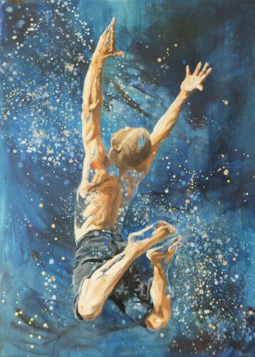 Infinity In & Through Me 8 by Janna Prinsloo, 油畫 for Sale on Singulart