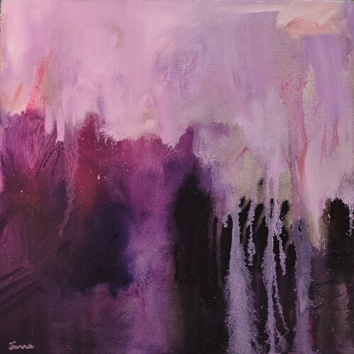 Fluid Violet di Janna Prinsloo, Pittura in vendita su Singulart