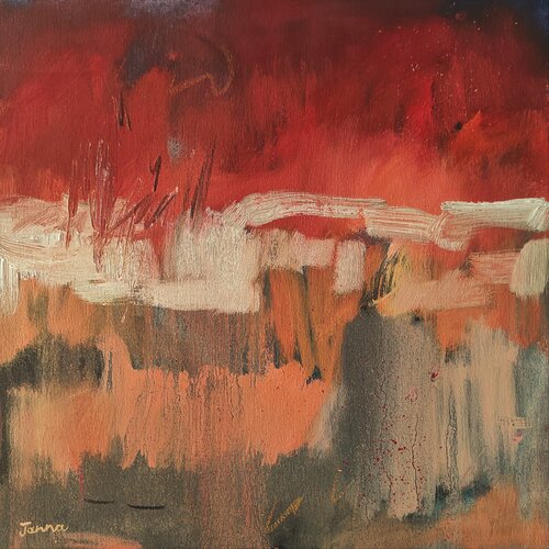 Raptures of Red di Janna Prinsloo, Pittura in vendita su Singulart