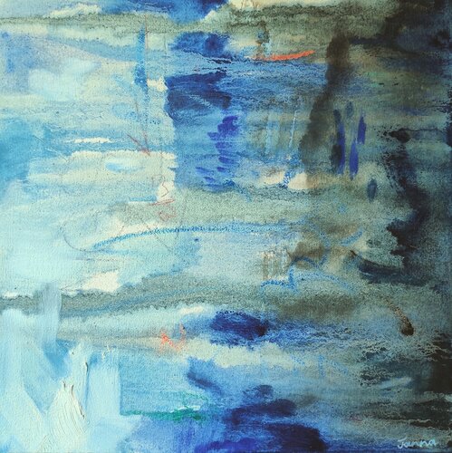 Energized Blue di Janna Prinsloo, Pittura in vendita su Singulart