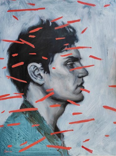 Divine Interruption 2 by Janna Prinsloo, 油畫 for Sale on Singulart