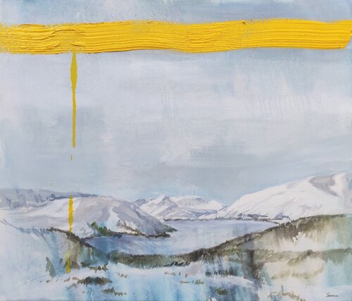 Mercy Trickling Into the Frozen de Janna Prinsloo, Pintura a la venta en Singulart