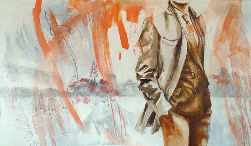 Yearning For That Silent World by Janna Prinsloo, 油畫 for Sale on Singulart