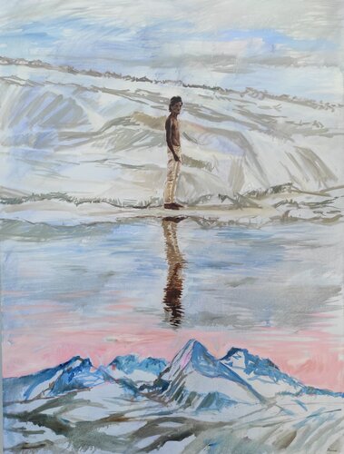 The Colour of Stillness von Janna Prinsloo, Malerei kaufen auf Singulart