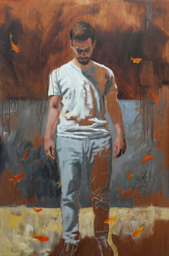 Reframing Dreams III van Janna Prinsloo, Schilderij te koop op Singulart