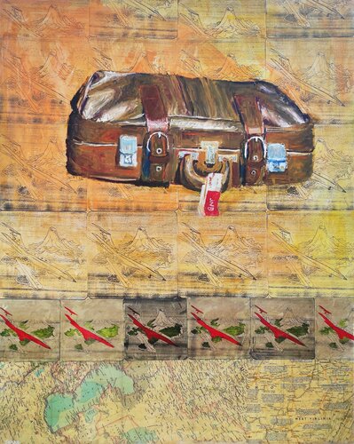Traveling to Do 3 von Janna Prinsloo, Malerei kaufen auf Singulart