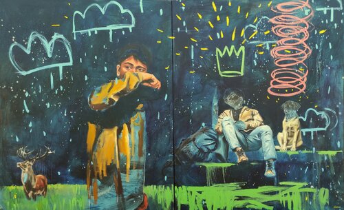Who Are You Really? van Janna Prinsloo, Schilderij te koop op Singulart