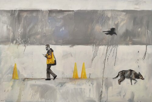 Don't Turn Your Back van Janna Prinsloo, Schilderij te koop op Singulart