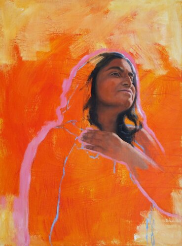 Displacement of Blue II di Janna Prinsloo, Pittura in vendita su Singulart