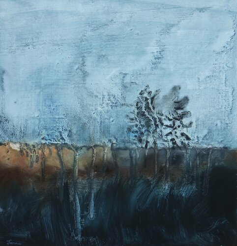 Burning To Black Ashes di Janna Prinsloo, Pittura in vendita su Singulart