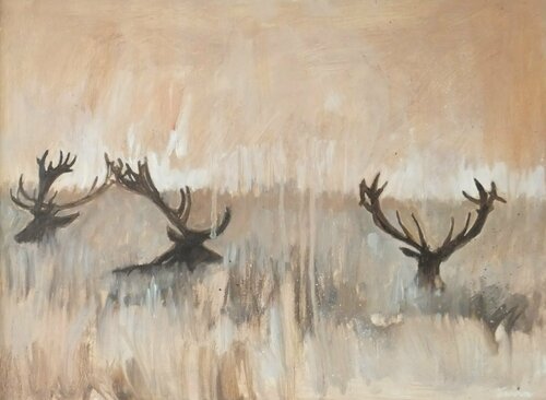 Deer di Janna Prinsloo, Pittura in vendita su Singulart