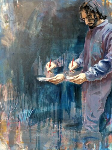 Double Take by Janna Prinsloo, 油畫 for Sale on Singulart
