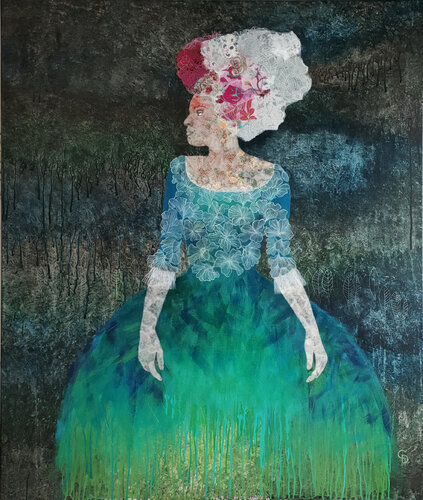 Versailles III - La mouche by Cécile Duchêne-Malissin, Painting for Sale on Singulart