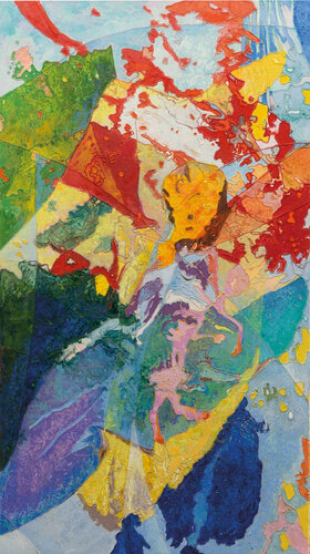 Illuminatio ad adjuvandum me van Erika Seywald, Schilderij te koop op Singulart