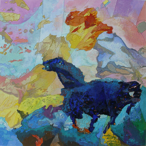 Flucht van Erika Seywald, Schilderij te koop op Singulart