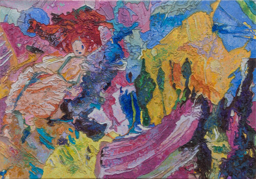 aus der Reihe: Die Zeit der Freude van Erika Seywald, Schilderij te koop op Singulart