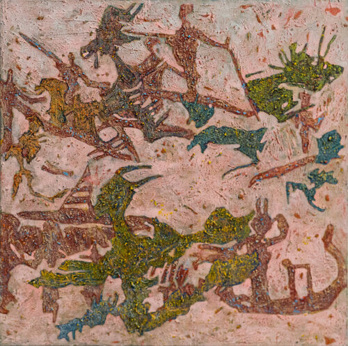 Magische Zeichen de Erika Seywald, Pintura a la venta en Singulart