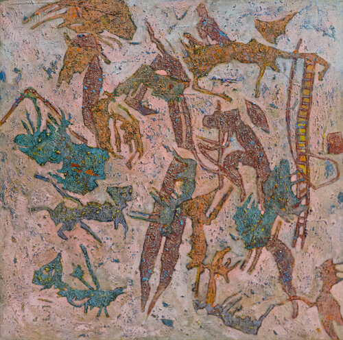 Aus der Reihe Magische Zeichen de Erika Seywald, Pintura a la venta en Singulart