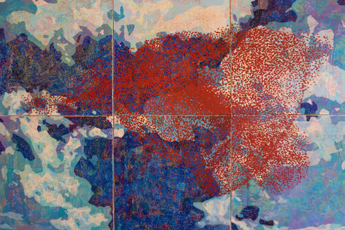 Vogelflug van Erika Seywald, Schilderij te koop op Singulart